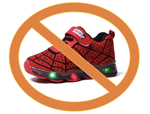 NO LIGHT UP SHOES